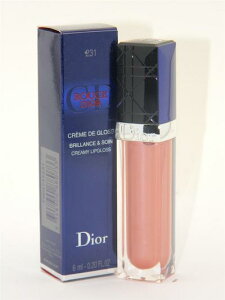 ルージュ ディオール クリーム ド グロス クリーミー リップ グロス 231 ベージュシルクサテン【Rouge Dior Creme De Gloss Creamy Lip Gloss 231 Beige Silk Satin New In Box】