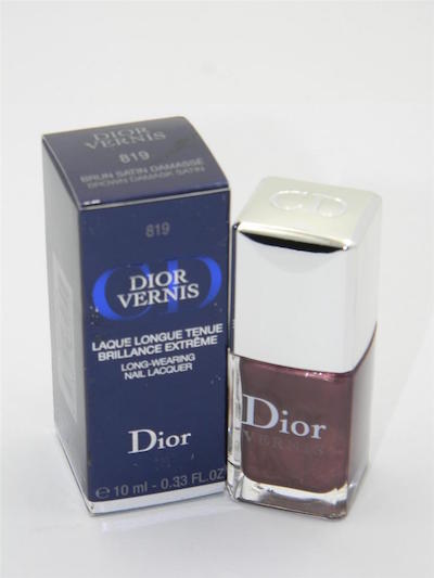 ディオール ネイル ディオール ヴェルニ ロングウェアリング ネイル ラッカー 819 ブラウンダマスクサテン【Dior Vernis Long-Wearing Nail Lacquer 819 Brown Damask Satin New In Box】