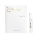 メゾン フランシス クルジャン アクア ヴィタエ オードトワレ お試しチューブサンプル 2ml【Maison Francis Kurkdjian Aqua Vitae EDT Vial Sample 2ml 0.06oz New With Card】