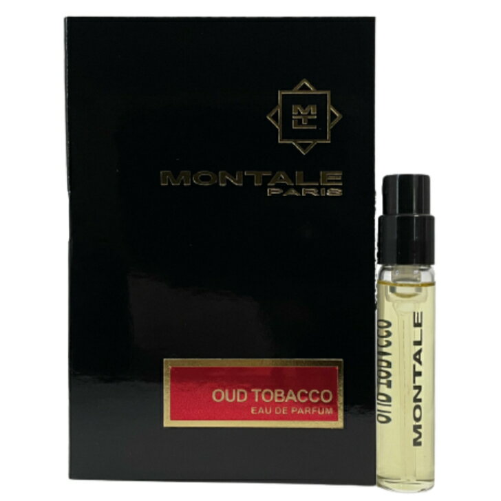 モンタル ウード タバコ オードパルファン お試しチューブサンプル 2ml【Montale Oud Tobacco EDP Vial Sample 2ml New With Card】