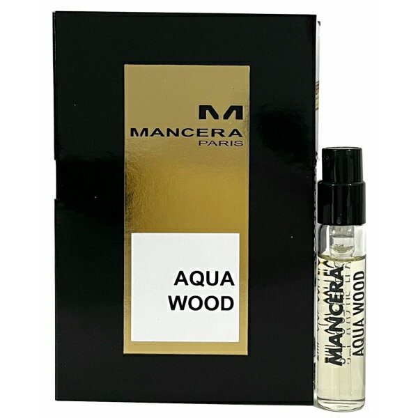 マンセラ アクア ウッド オードパルファン お試しチューブサンプル 2ml【Mancera Aqua Wood EDP Vial Sample 2ml New With Card】