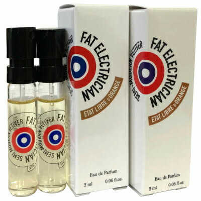 エタ リーヴル ド ランジュ ファット エレクトリシャン オードパルファン お試しチューブサンプル 2x2ml【Etat Libre D'Orange Fat Electrician EDP Vial Sample 2x2ml】のサムネイル