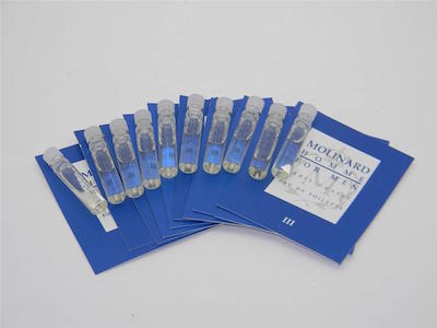 モリナールオム フォー メン スリー オードトワレ お試しチューブサンプル 10個セット 10x1ml【10 x Molinard Homme For Men III Vial Sample EDT 1ml With Card】