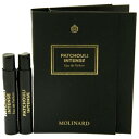 モリナール パチョリ インテンス オードパルファン お試しチューブサンプル 2個セット 2x2ml【Molinard Patchouli Intense EDP Vial Sample Spray 2x2ml（Lot of 2）】