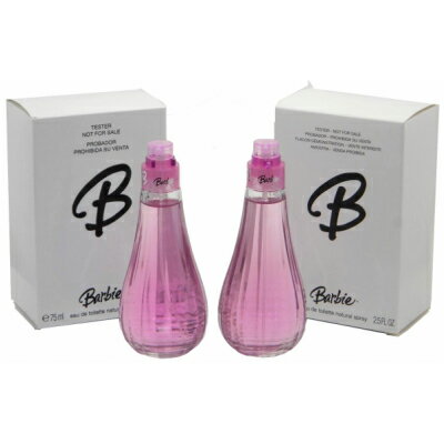 バービー オードトワレ スプレー 2個セット 2x75ml（テスター）【2 x Barbie Eau De Toilette EDT Spray for Girls 75ml New Tester】