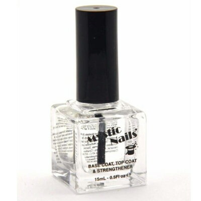 ミスティック ネイル ベース＆トップコート ネイルハードナー 15ml【MYSTIC NAILS Base Coat Top Coat Strengthener Nail Hardener 15ml】