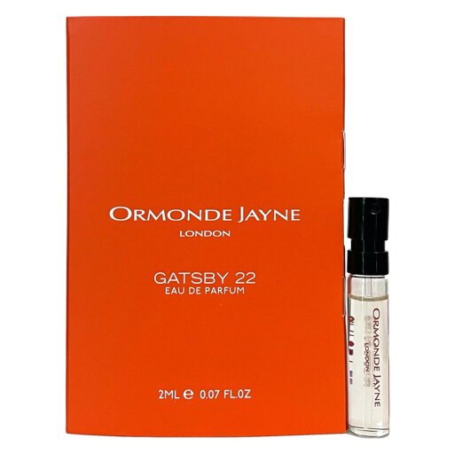 オーモンド ジェーン ギャツビー 22 オードパルファン お試しチューブサンプル 2ml【Ormonde Jayne Gatsby 22 EDP Vial Sample 2ml】 オーモンド ジェーン ギャツビー 22 オードパルファン お試しチューブサンプル 2ml【Ormonde Jayne Gatsby 22 EDP Vial Sample 2ml】
