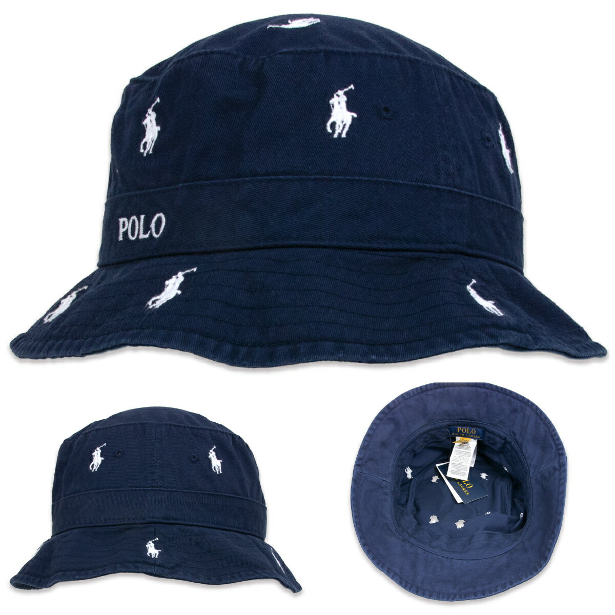 RALPH LAUREN/ラルフローレン　Polo Ralph Lauren Bucket Hat　ラルフローレン　バケットハット