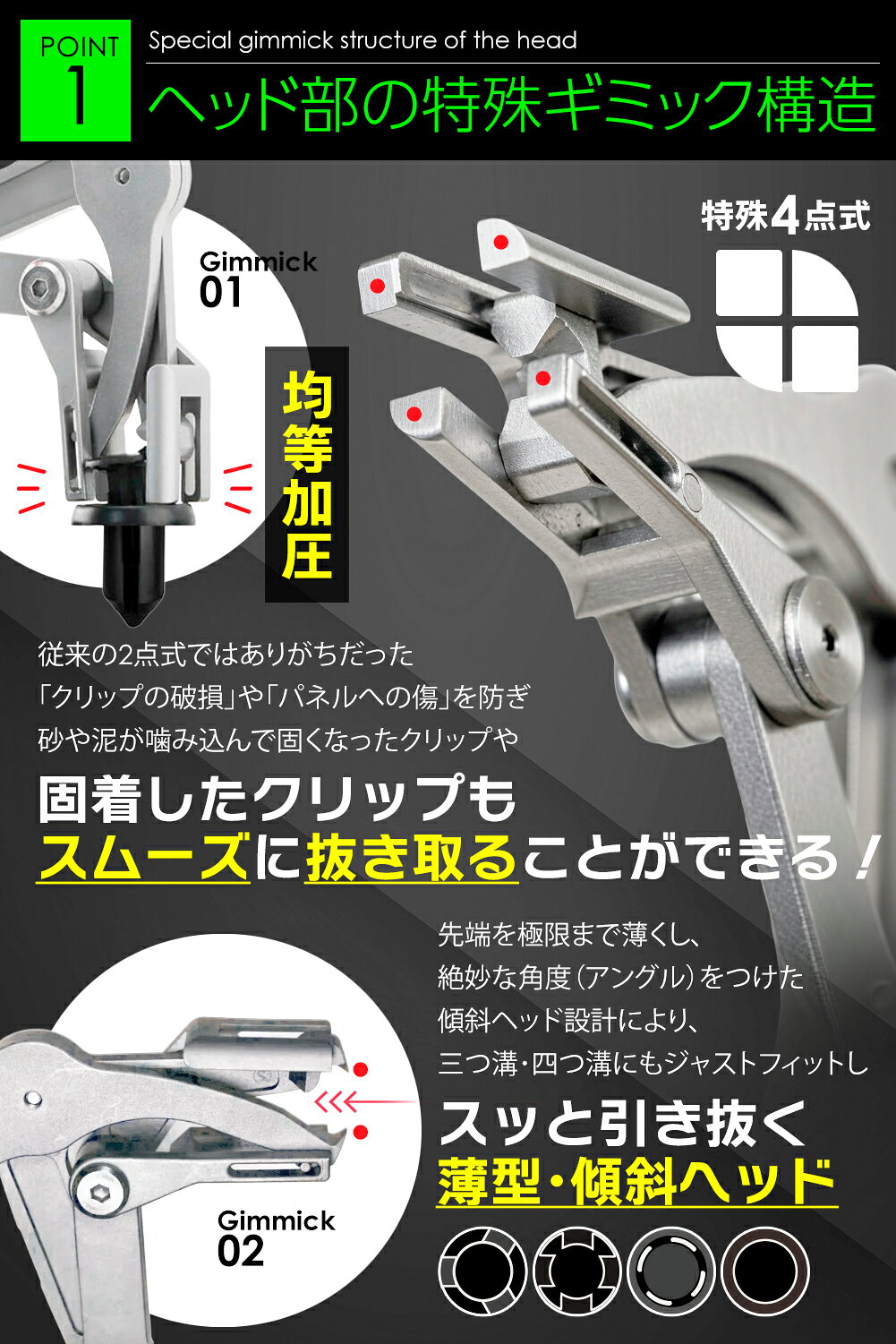 【所ジョージの世田谷ベース掲載】WADAI クリップとる 正規品 WA-10 バネ付き クリップ外し カークリップ外し 内張りピン 取り外し工具 ステンレス 錆びない 【実用新案申請済】【特許申請済】 | 固着したクリップも簡単にとれる zabuuun-10000036 Zabuuun 楽天市場店 サンプル画像3