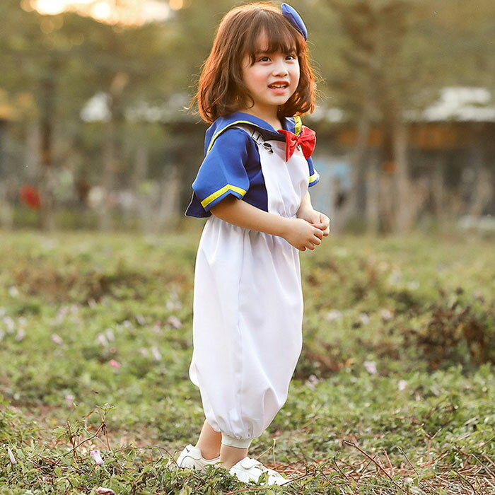 ハロウィン コスプレ 子供 あひる 仮装 衣装 子供 可愛い ハロウィン 衣装 アニメ 動物 ハロウィン 仮装 子供 オーバーオール キッズ ハロウィン 衣装 面白い 女の子 男の子 セーラー服 ハロウィン仮装 コスプレ衣装 ハロウィン衣装110cm 120cm 130cm ホワイト ブルー