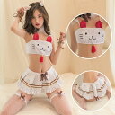 ネコ コスプレセクシー 猫耳ランジェリー セット衣装 セクシーランジェリー エロい下着 可愛いベビードール キャット コスチューム インナー レディース