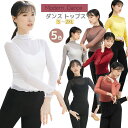 バレエ トップス 長袖 ストレッチメッシュ シースルー ハイネック レディース 大人 バレエトップス レッスン 着 バレエ用品 ダンス ヨガ トップス ウェア ...