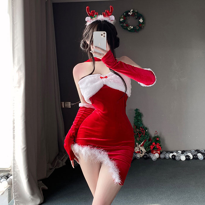サンタコス レディース セクシー サンタ 衣装 タイト ワンピース セクシー サンタランジェリー クリスマス セクシーコスプレ衣装 レディース サンタ コスチューム 女性 大人 サンタクロース サンタコスプレ エロサンタ 赤 セクシーサンタ 可愛いサンタ