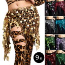 ベリーダンス衣装 ヒップスカーフ スパンコール フリンジ 華やか ベリーダンス衣装 スカーフ 腰巻き ダンス アクセサリー 小物 キラキラ おしゃれ アラビアン...