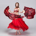 シルクファンベール 1本 シルク100% タイダイ染め ベリーダンス ファンベール シルクファンベール 絹 ベール シルク グラデーション 衣装 扇子 団扇 舞...
