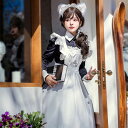 ハロウィン コスプレ メイド服 長袖 ロング丈 可愛い 仮装 衣装 ハロウィンコスプレ ブラック 黒 衣装 レディース 大人 コスプレ衣装 ブルー メイド服 大きいサイズ ハロウィン 仮装 可愛い ワンピース フリル レース ゴスロリ ロリータ ワンピース エプロン カチューシャ