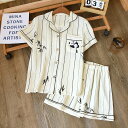 パジャマ レディース ダブルガーゼ 綿100% 可愛い パンダ柄 前開き 半袖 ルームウェア 短ズボン上下セット ガーゼパジャマ 2重ガーゼ 春 夏 薄手 かわいい 部屋着 通気性 コットン100% 可愛い 大人用 女性 ギフト プレゼント