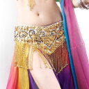 ベリーダンス 衣装 ヒップスカーフ ベルト 6色 アクセサリー ベリーダンス衣装 コスプレ コスチューム ダンス衣装 レッスン着 アラビアン アラビアンナイト ...
