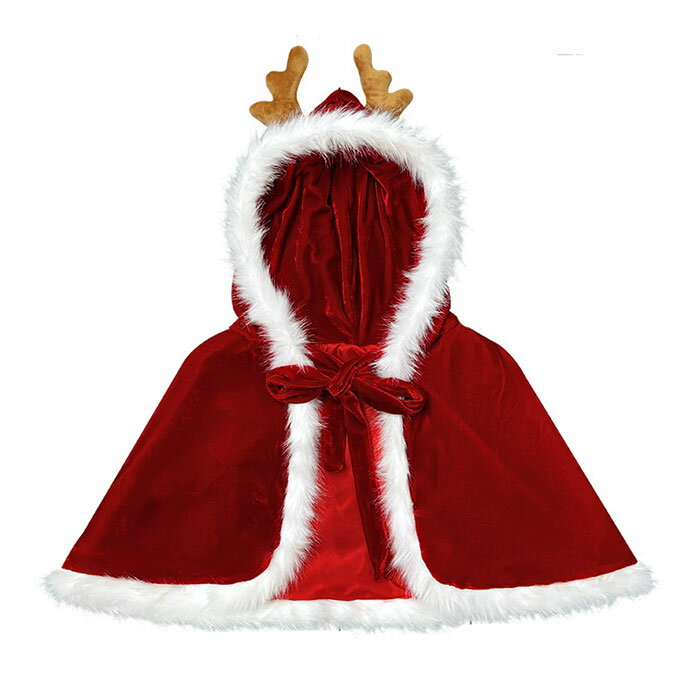 サンタ コスプレ サンタケープ サンタ帽子 ケープ あったか 大人 キッズ 子供 トナカイサンタ サンタ ..