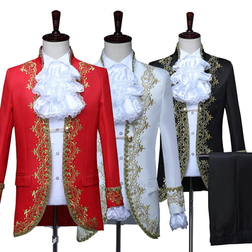 コスプレ 王子様 メンズ タキシード 2点セット ジャケット・パンツ ハロウィン 仮装 衣装 大人 ウェディング 結婚式 パーティ 二次会 司会 演奏会 発表会 フォーマル 披露宴 社交ダンス 紳士用 メンズ 貴族 ゴシック ブラック レッド ホワイト コスプレ 王子様 メンズ タキシード 2点セット ジャケット・パンツ ハロウィン 仮装 衣装 大人 ウェディング 結婚式 パーティ 二次会 司会 演奏会 発表会 フォーマル 披露宴 社交ダンス 紳士用 メンズ 貴族 ゴシック ブラック レッド ホワイト