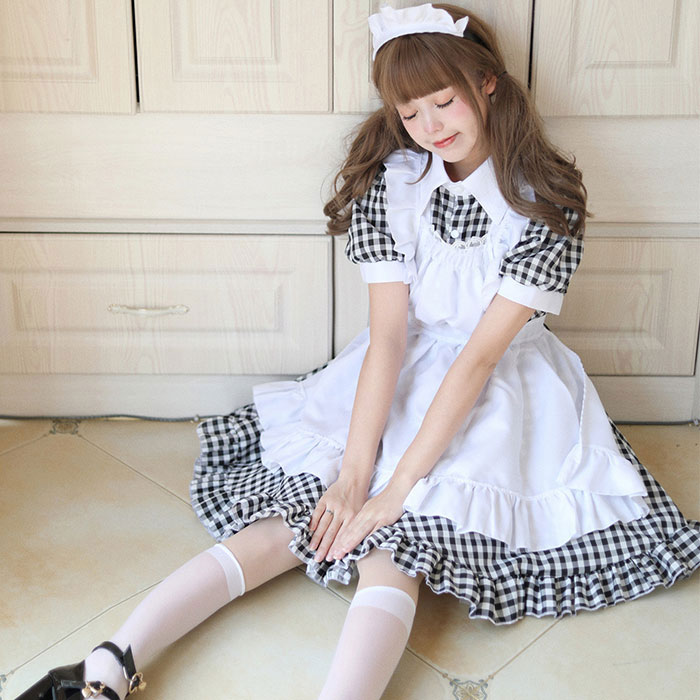 楽天市場】ギンガムチェック メイド服(コスプレ・変装・仮装 楽天市場】ギンガムチェック メイド服(コスプレ・変装・仮装