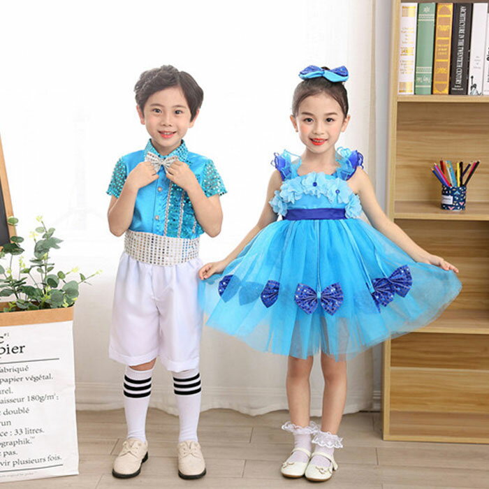 ダンス 衣装 キッズ 子供 全2色 ガールズ 女の子 ワンピース 花モチーフ リボン 100 110 120 130 140 1..