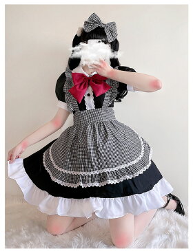 ハロウィン コスプレ メイド服 レディース メイド 仮装 衣装 女性 可愛い ハロウィンコスプレ ワンピース レディース 大人 ハロウィン仮装 コスプレ衣装 正統派メイド ゴスロリ ゴシック ロリータ エプロンドレス ハロウィン衣装 ブラック