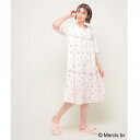 ナルエー ワンピース 綿ベア天ミッフィーとどうぶつたち ピンク アイボリールームウェア ネグリジェ マタニティ Moon Tan for Pink label ...