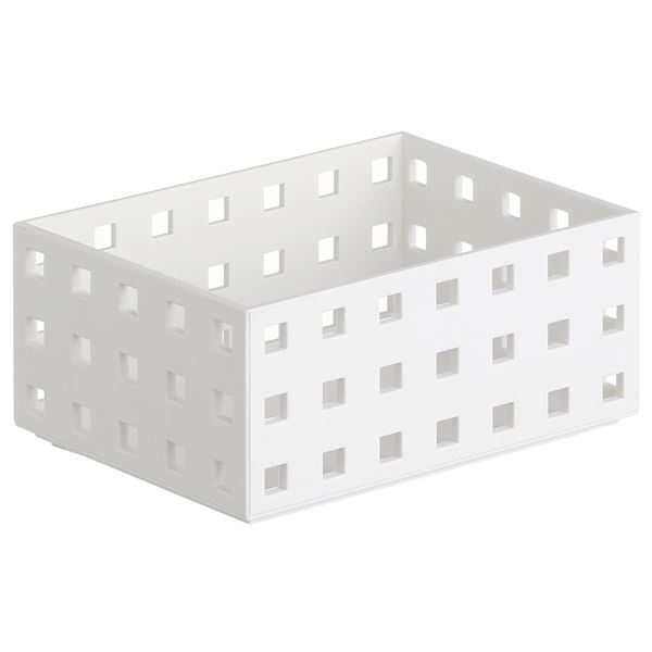 【2個セット】 小物入れ 収納ケース ブリックス 140 スリム M W(ホワイト) 9001[21]