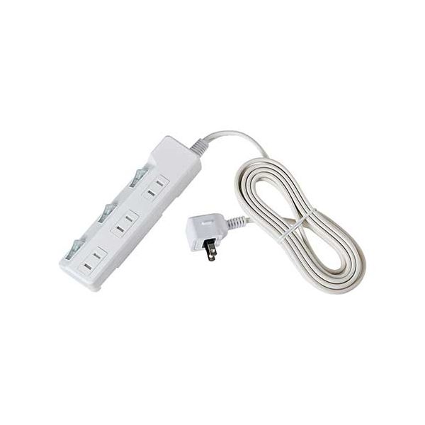 耐雷SW付タップ 3個口 3m WLK-33S（W）[21]