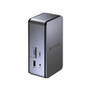 サンワサプライ USB Type-Cドッキングステーション(HDMI×2画面出力対応) USB-CVDK12[21]