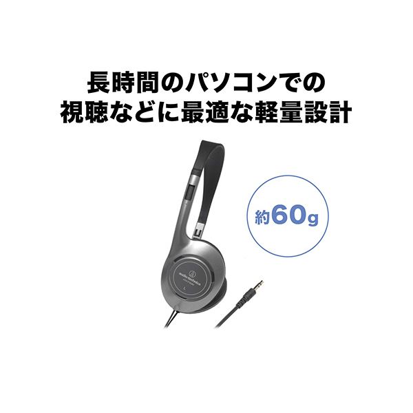 オーディオテクニカオープンバックダイナミックヘッドホン ATH-P100M 1個[21]