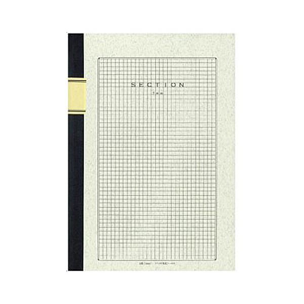 ツバメノート 方眼ノート A45mm方眼 フールス紙 40枚 A5008 1セット(10冊)[21]