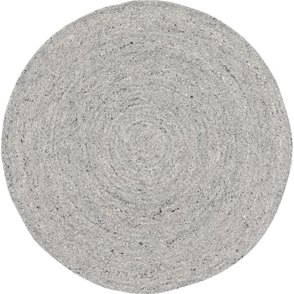 ラグ カーペット マール GY グレー 約160cm円形【代引不可】[21]