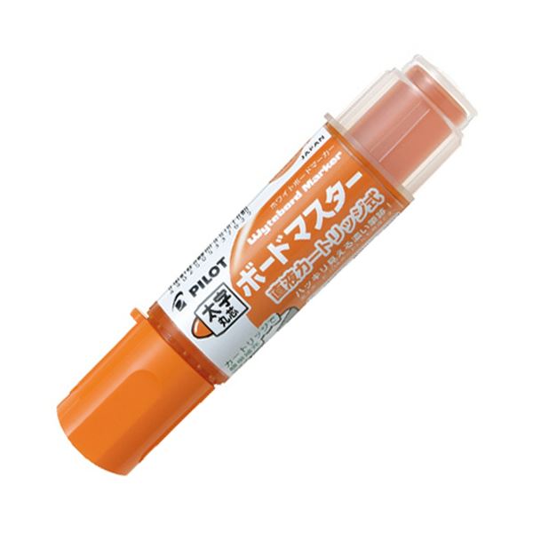 (まとめ）パイロット ボードマーカーボードマスター 太字丸芯 オレンジ WMBM-18BM-O 1セット（10本）【×3セット】[21]