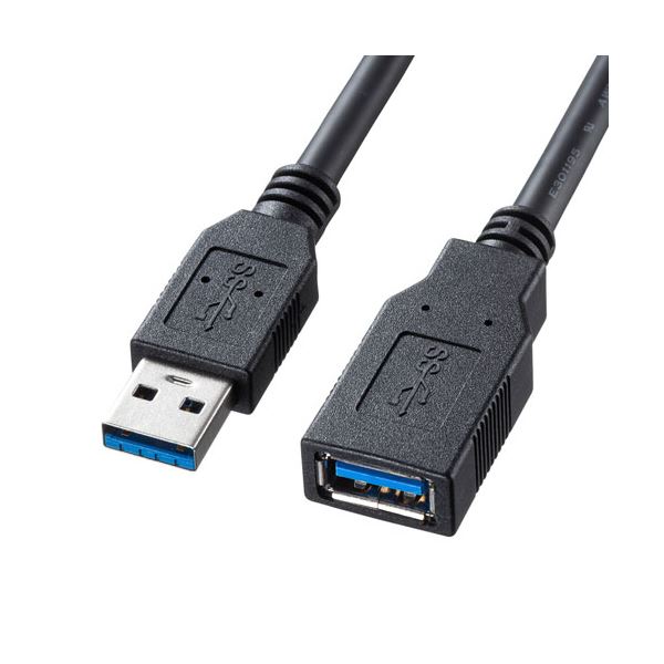 【5個セット】 サンワサプライ USB3.0延長ケーブル 0.5m KU30-EN05KX5[21]