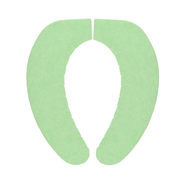 （まとめ） サンコーおくだけ吸着 ズレな~いベンザシート 無地 グリーン KC-56 1組 【×3セット】[21]