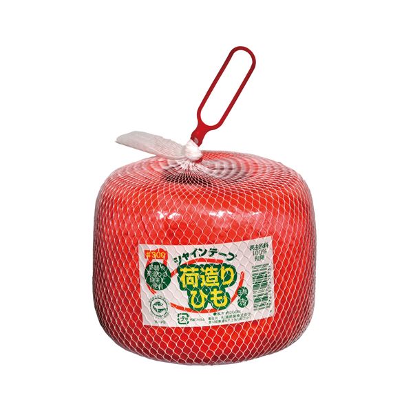 （まとめ） 松浦産業 シャインテープ 玉巻 赤 【×5セット】 [21]