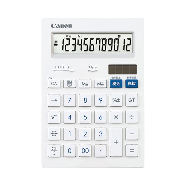 ■商品内容抗菌キレイ電卓。■商品スペック●外形寸法（幅）[mm]：120●外形寸法（奥）[mm]：175●外形寸法（高）[mm]：16.5●質量[g]：145●桁数[桁]：12●電源：太陽電池+内蔵電池(CR2032）●保証期間：1年間●表示数字高：15mm●早打ち対応：○●計算状態表示：○●税計算機能：○●チルト表示／傾斜表示：傾斜表示●付属品：CR2032(内蔵電池)、取扱説明書、保証書■送料・配送についての注意事項●本商品の出荷目安は【3 - 6営業日　※土日・祝除く】となります。●お取り寄せ商品のため、稀にご注文入れ違い等により欠品・遅延となる場合がございます。●本商品は仕入元より配送となるため、沖縄・離島への配送はできません。