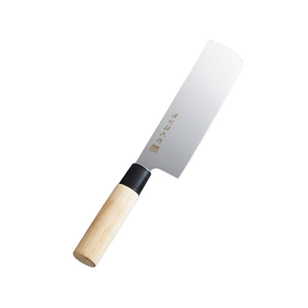 濃州孫六作 菜切和包丁(黒口輪) K50304828[21]