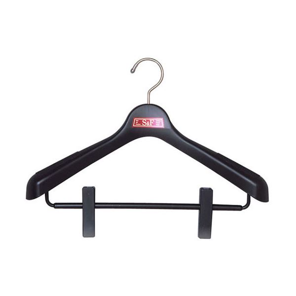 【5セット】 シンコーハンガー S＆F ジャケットクリップ40 ブラック MMT73582X5[21]