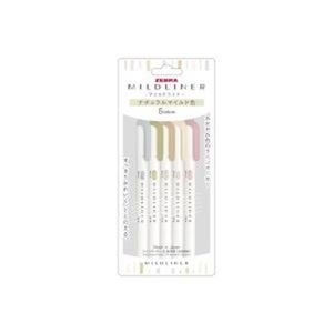 【まとめ】 ゼブラ マイルドライナナチュラル5色WKT7-5C-NTC 【×5セット】[21]