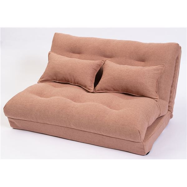 ふんわり4WAYソファベッド ロイズ PI ピンク[21]