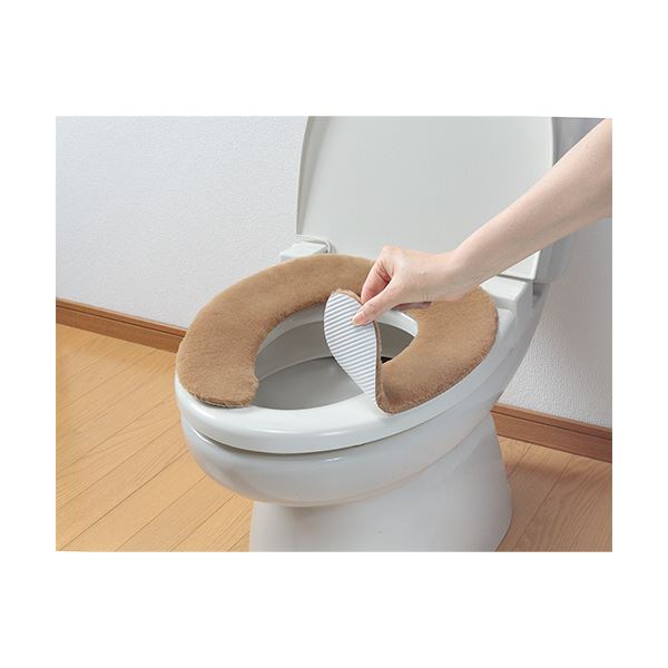 （まとめ） サンコーおくだけ吸着 ハイソフトベンザシート マロン KJ-33 1組 【×3セット】[21]