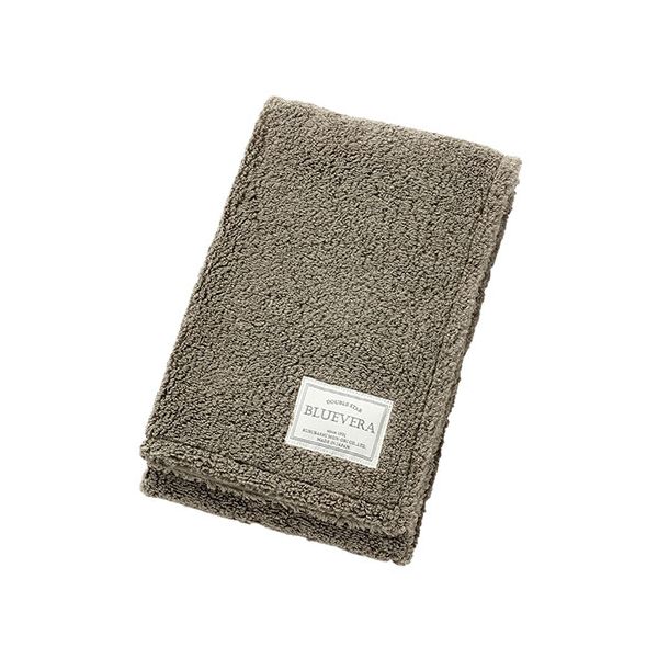 楠橋紋織 BLUEVERA フェイスタオル トープ （33×80cm・綿100%） 1-04116-31-CGY[21]