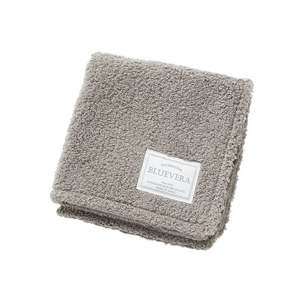 楠橋紋織 BLUEVERA ゲストタオル（ウォッシュタオル） トープ （33×35cm・綿100%） 1-04116-51-CGY[21]
