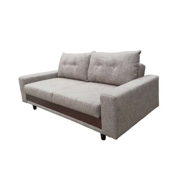 ソファベッド 2.5P ブラウン 大容量収納付き 肘付き ファブリック地 リビング家具 FZケイシー 組立品【代引不可】[21]