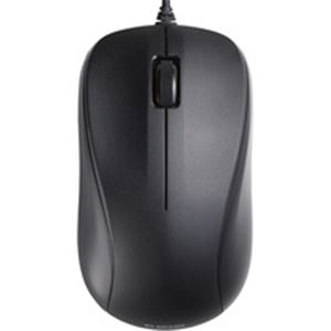 レーザーマウス／USB／3ボタン／ブラック／RoHS指令準拠[21]