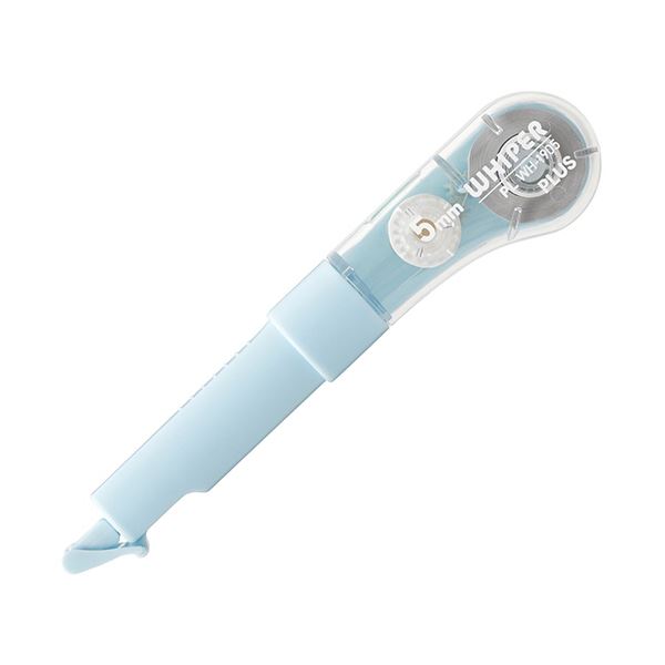 プラス 修正テープホワイパーPL 5mm幅×6m SODA（ブルー） WH-1905 BL 1セット（10個）[21]