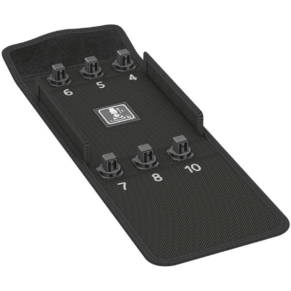 WERA ヴェラ ラチェットレンチ Zyklop 1/2DR ソケット向け ツール収納ケース 152×159×45mm 136452 工具..